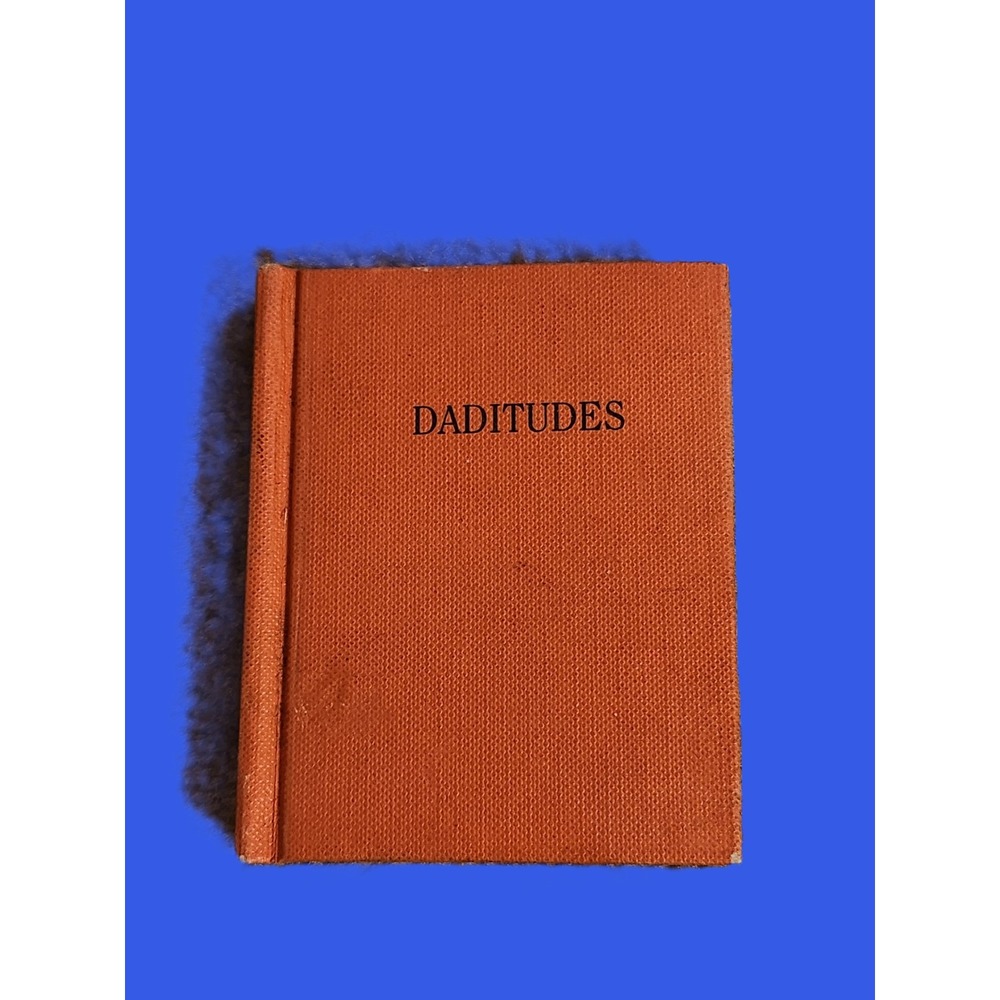 Vintage 1993 Daditudes Hallmark Miniature Hardcover Book Humor Fatherhood Gift